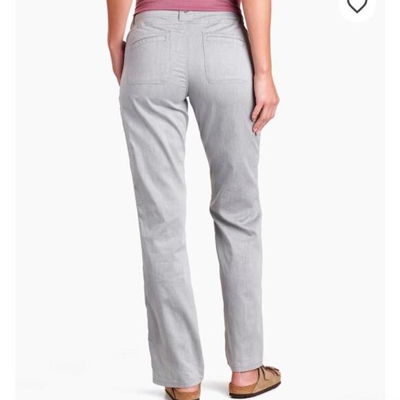 KÜHL Cabo Pants Linen Blend in Ash Gray Mid Rise Women’s size 4 Regular - Picture 15 of 15